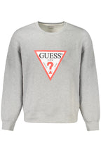 GUESS JEANS SWEATSHIRT OHNE REISSVERSCHLUSS HERREN GRAU
