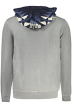 GUESS JEANS SWEATSHIRT OHNE REISSVERSCHLUSS HERREN GRAU