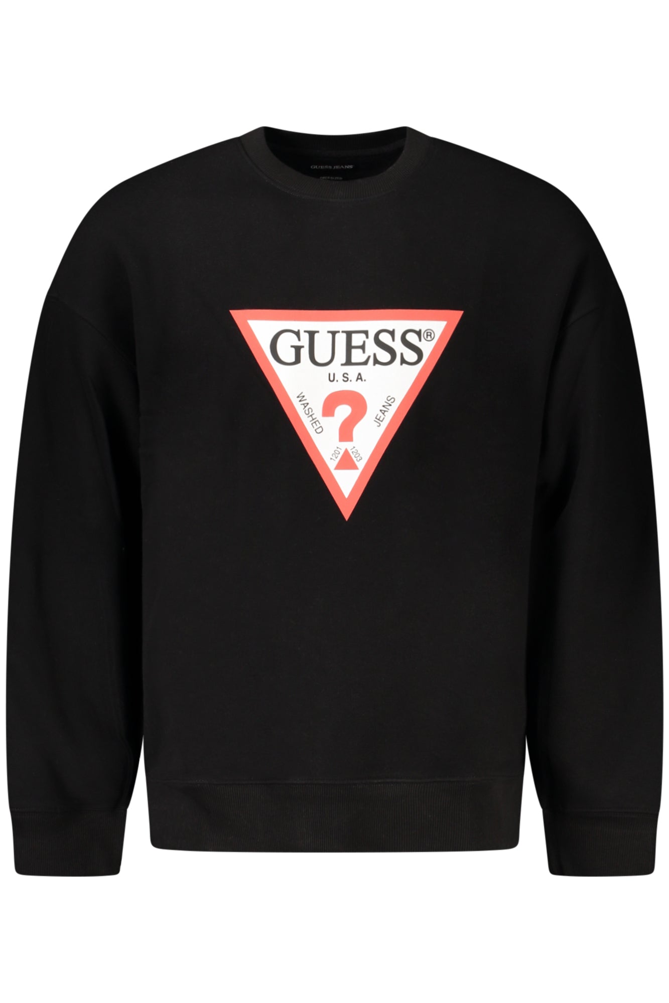Guess Jeans Sweatshirt Ohne Reissverschluss Herren Grau Schwarz