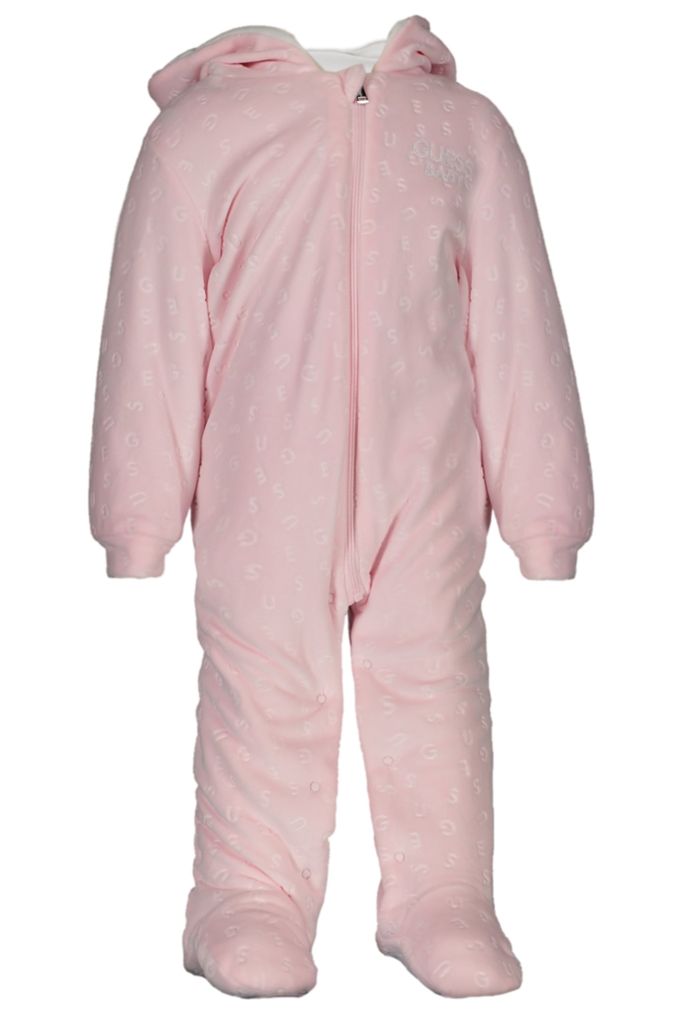 GUESS JEANS Rosa Jacke für Mädchen – Chenille Kapuzenjacke für Herbst/Winter Rosa
