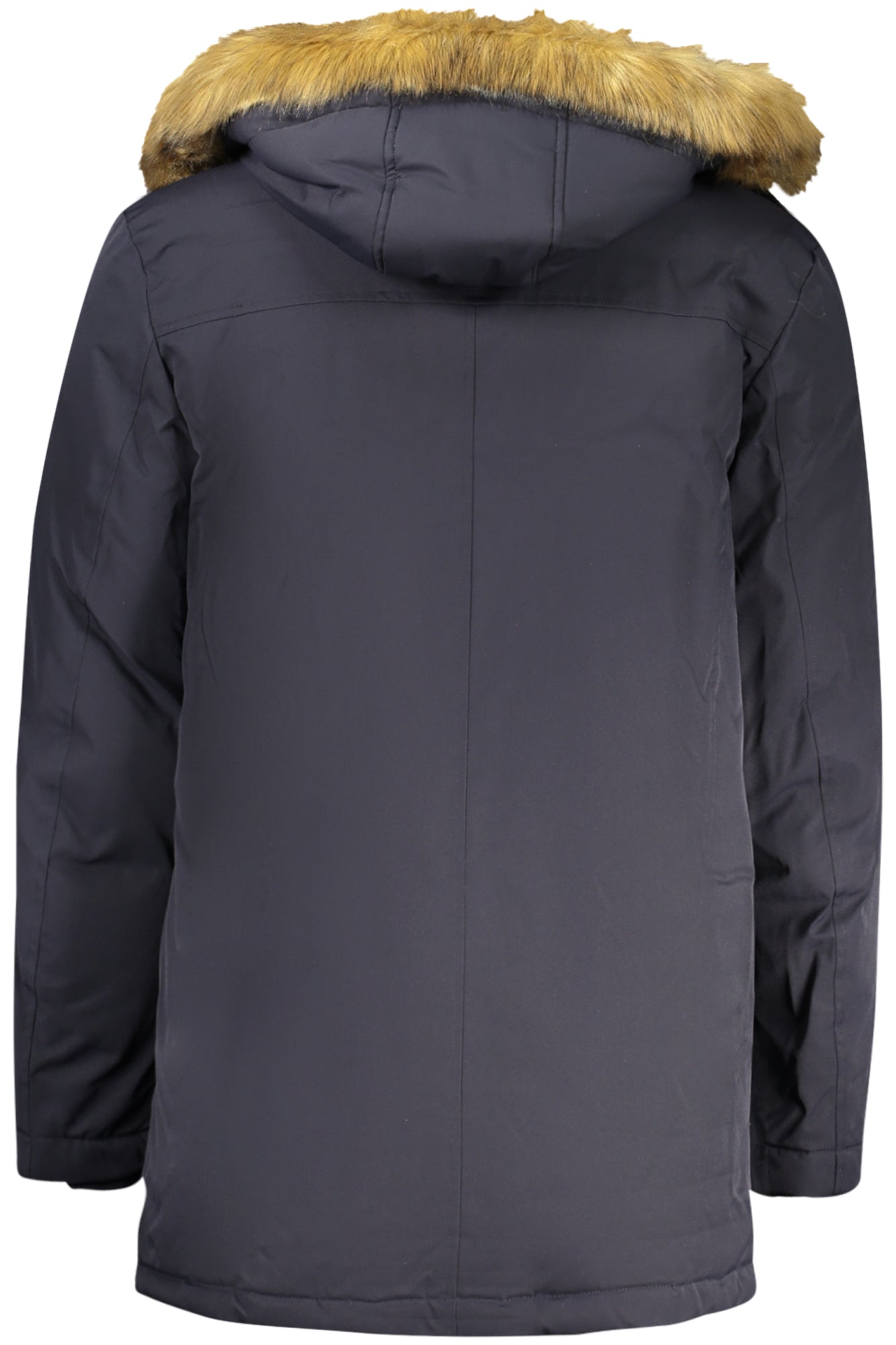GUESS JEANS Herrenjacke schwarz – Wind- und wasserabweisend mit abnehmbarer Kapuze Blau
