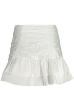 GUESS JEANS KURZER ROCK FRAU WEISS