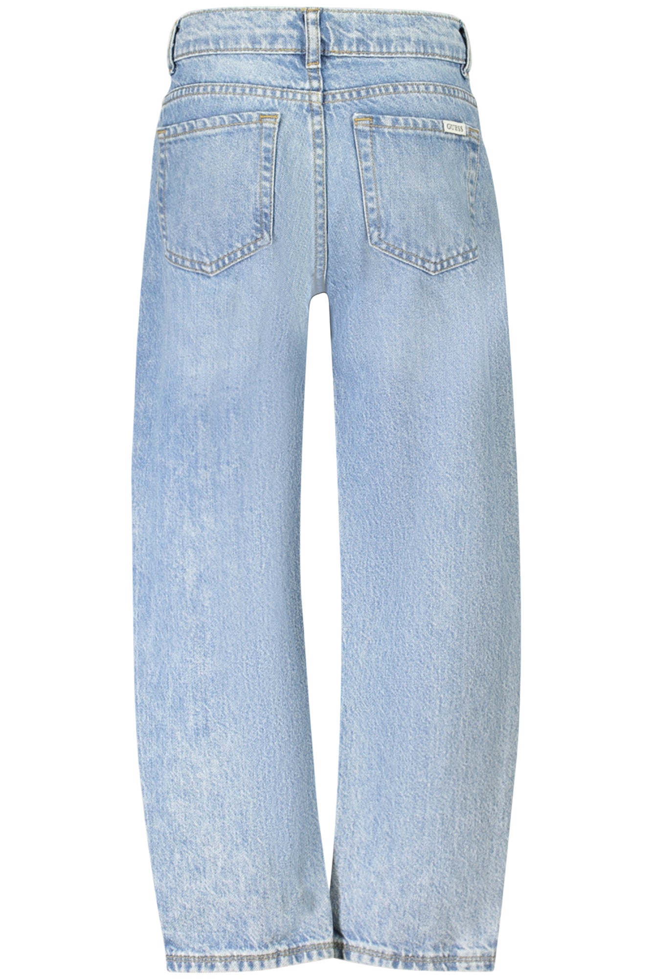 GUESS JEANS Jeans Mädchen Blau – Verstellbares Gummiband & Wascheffekt Hellblau