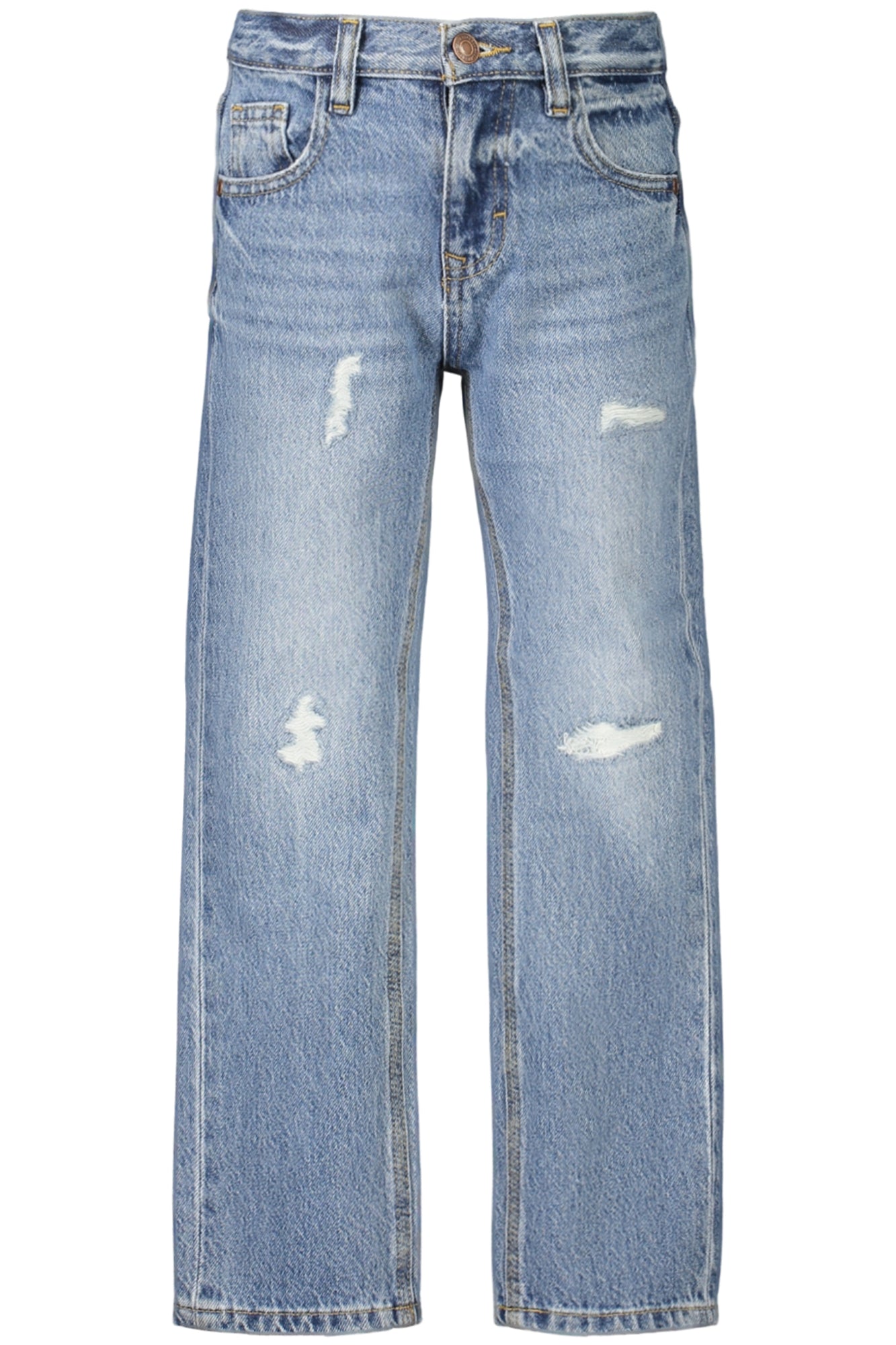 GUESS JEANS Kinder Jeans – mit Taschen, mit Reißverschluss Blau