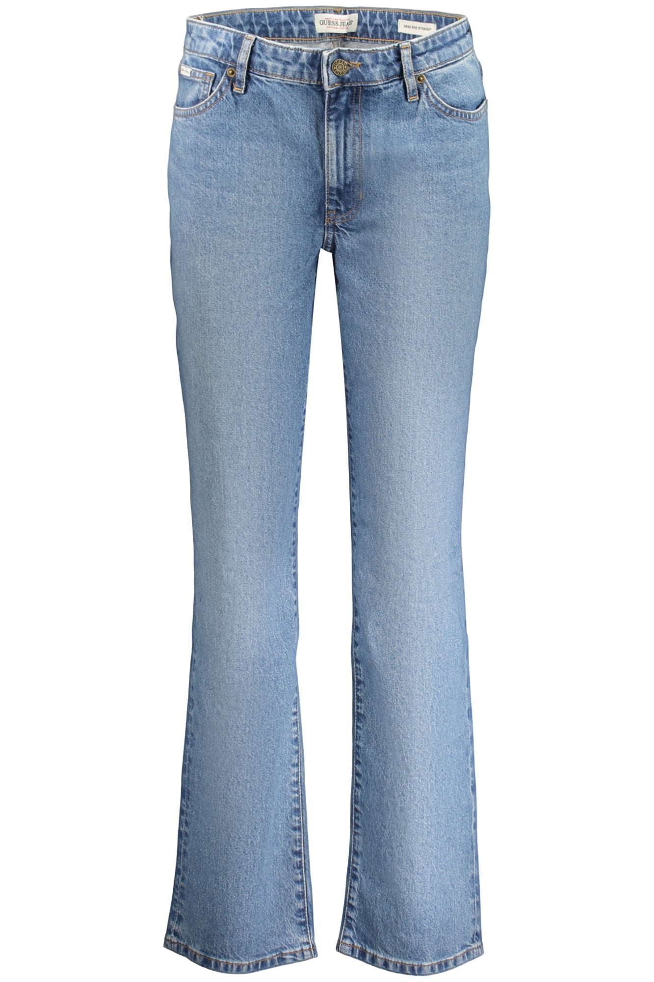 GUESS JEANS Damen Jeans – mit Taschen, mit Reißverschluss Hellblau Hauptbild