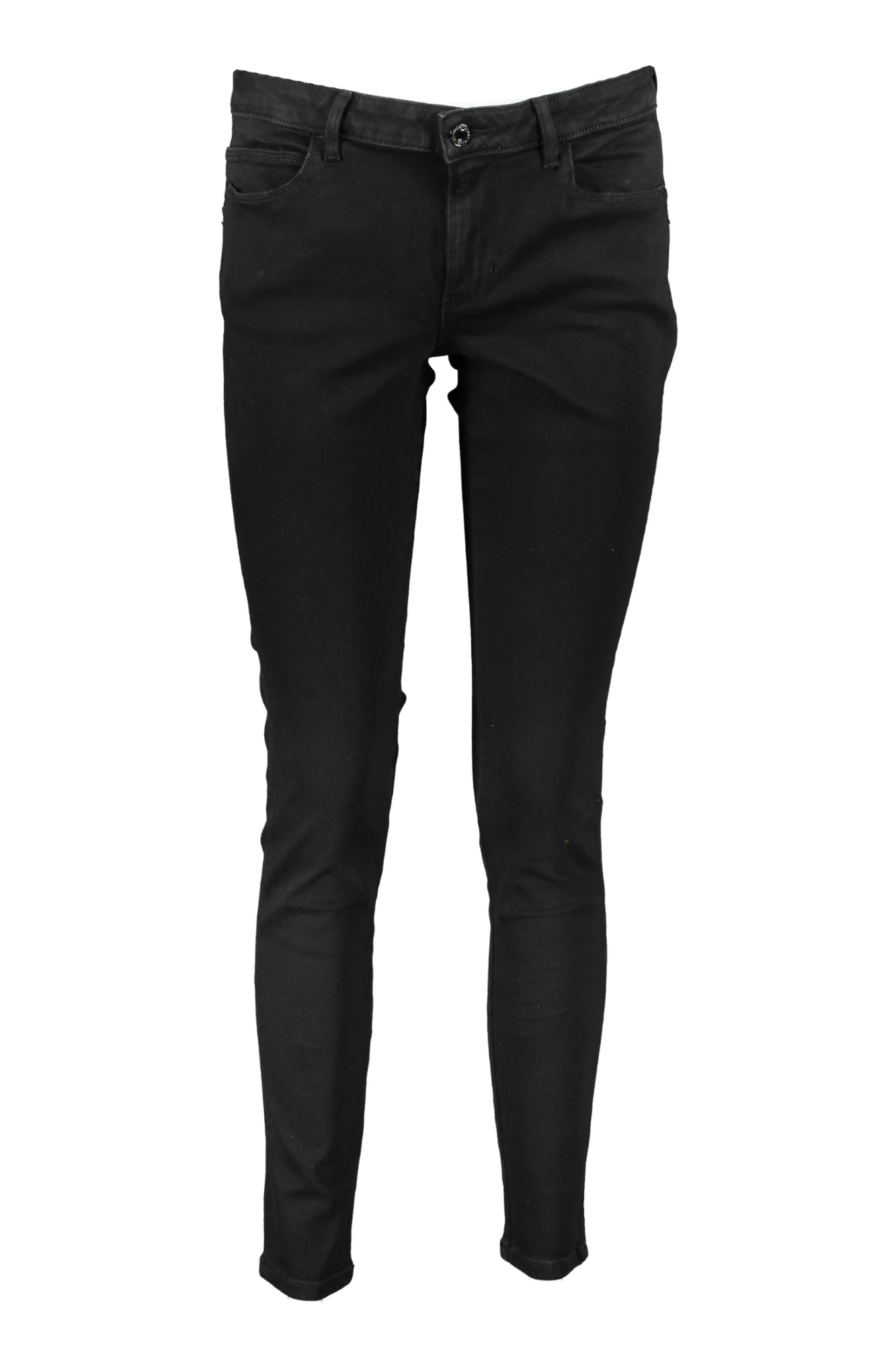 GUESS JEANS Schwarze Denimjeans Damen – Röhrenjeans aus Bio-Baumwolle Schwarz