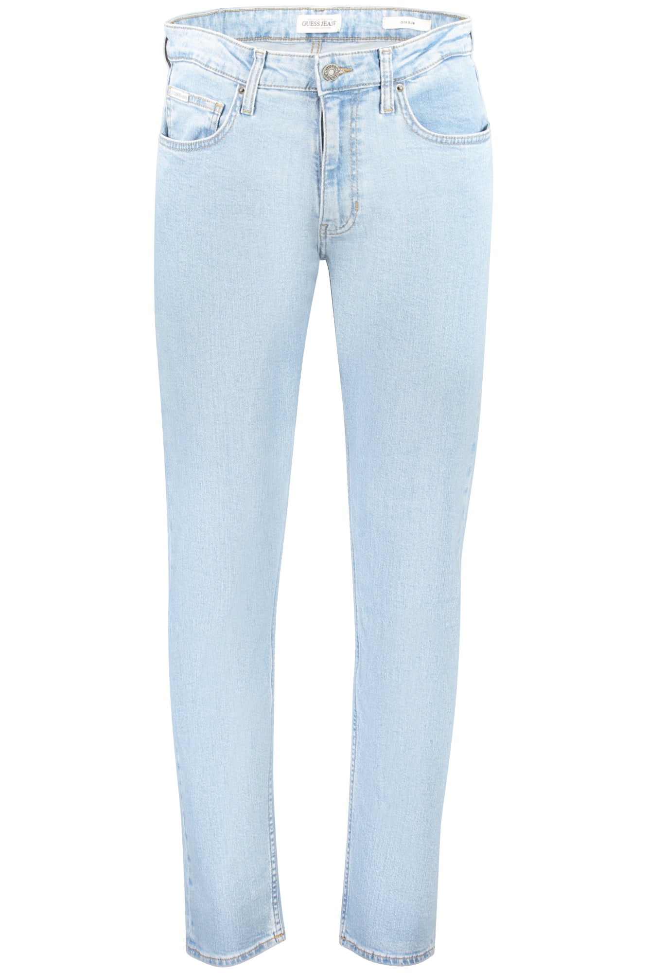 GUESS JEANS Herren Jeans – mit Taschen, mit Reißverschluss Hellblau