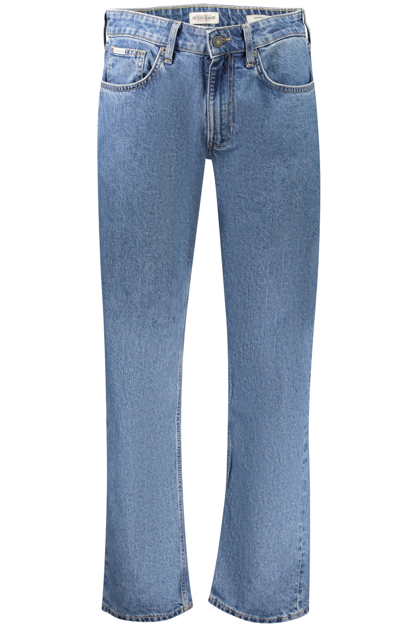 GUESS JEANS Herren-Denim-Jeans Blau – Straight Fit mit Stretch | soulluna.de Blau