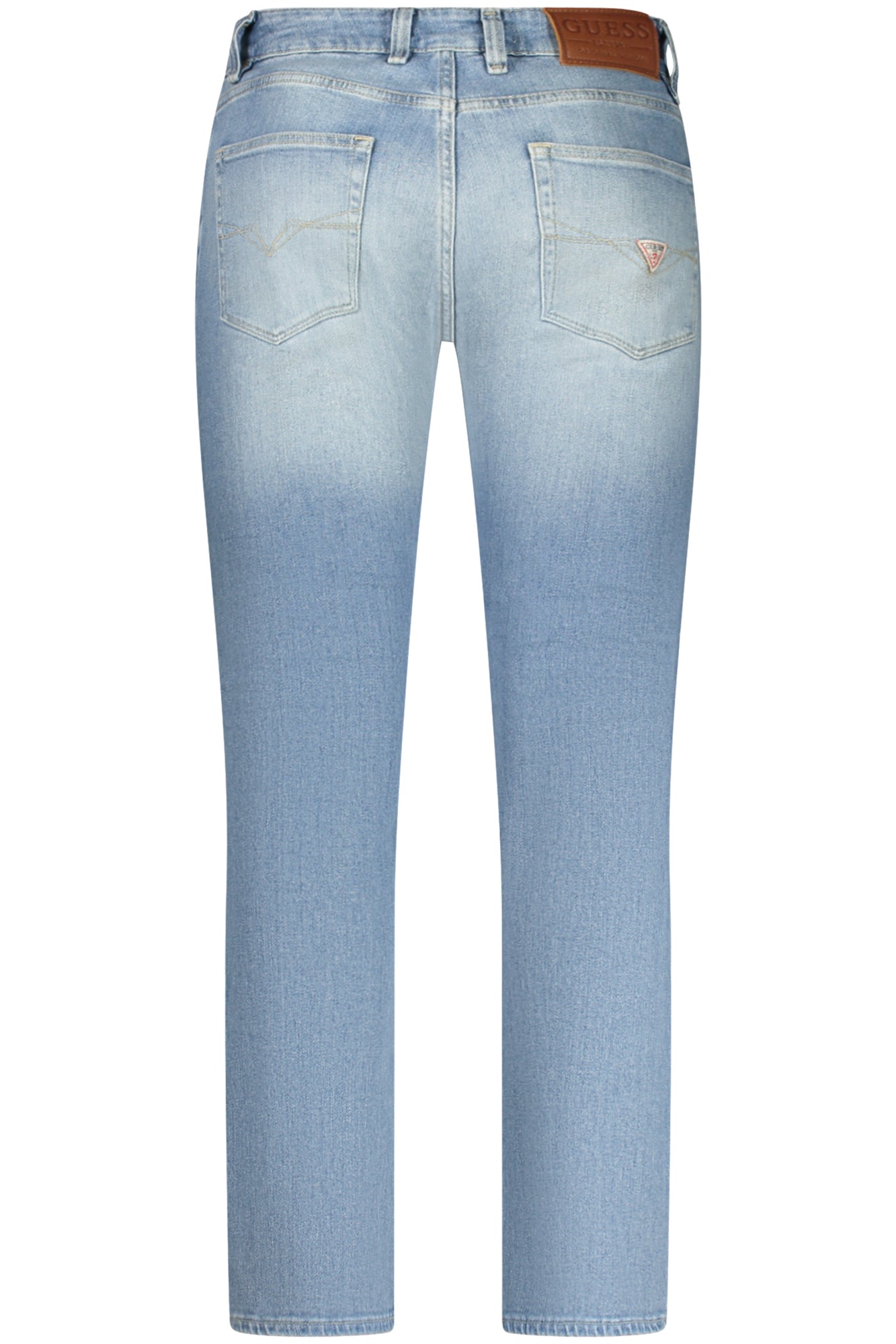 GUESS JEANS Denim Jeans Herren – Slim Fit mit Washed Effect aus recycelter Baumwolle Blau