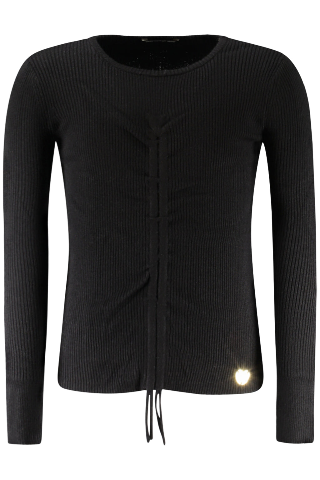 GUESS JEANS MÄDCHEN SCHWARZER PULLOVER