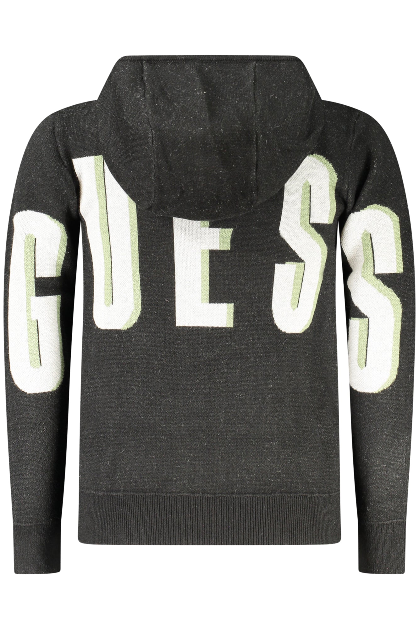 GUESS JEANS Kinder Oberteile – Pullover, mit Kapuze Schwarz