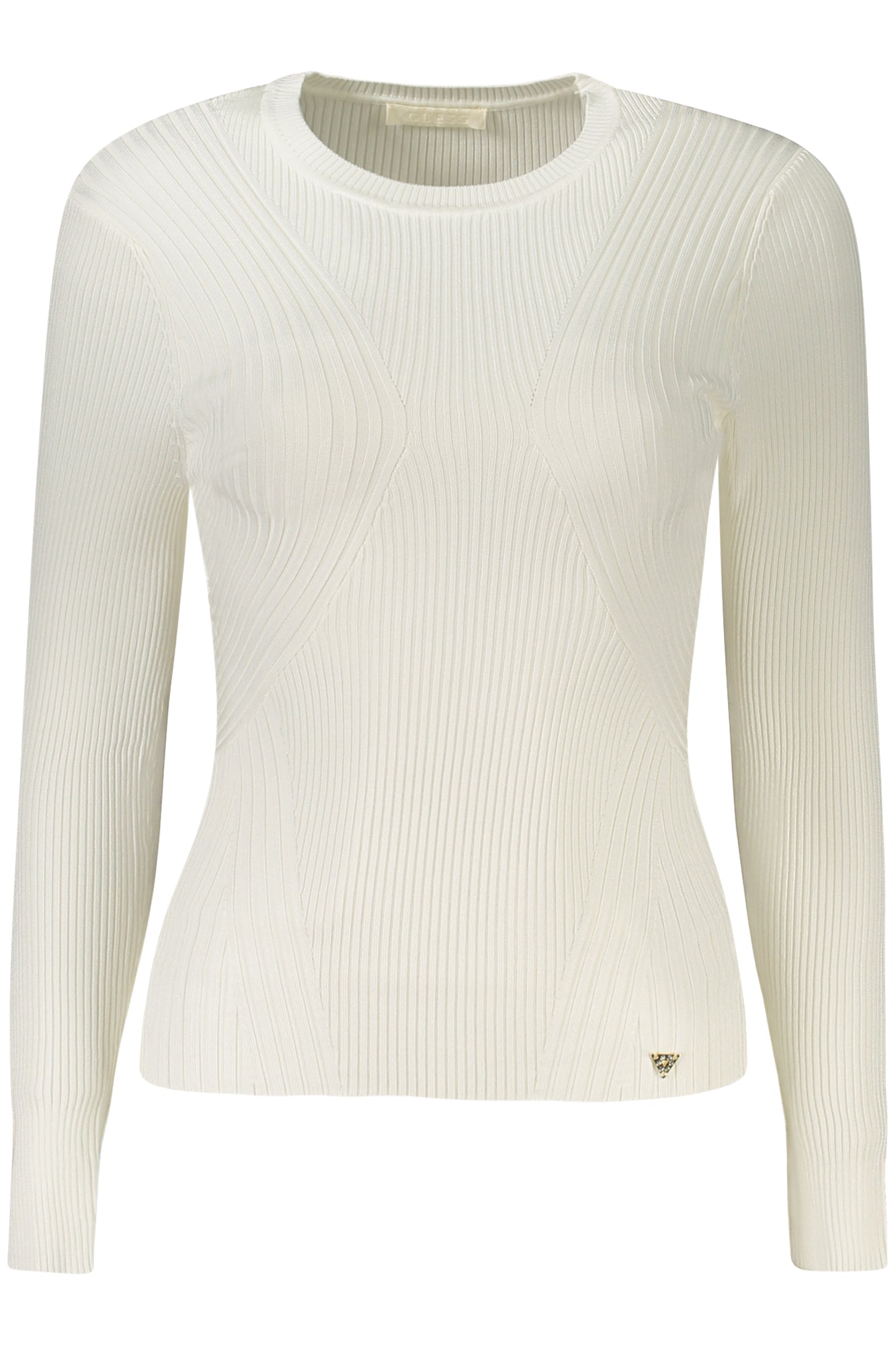 GUESS JEANS WEIßER PULLOVER FÜR DAMEN Weiß Hauptbild