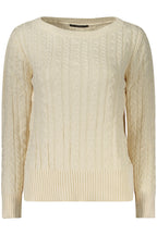 GUESS JEANS WEIßER PULLOVER FÜR DAMEN