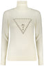 GUESS JEANS WEIßER PULLOVER FÜR DAMEN