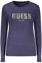 GUESS JEANS DAMEN BLAUER PULLOVER