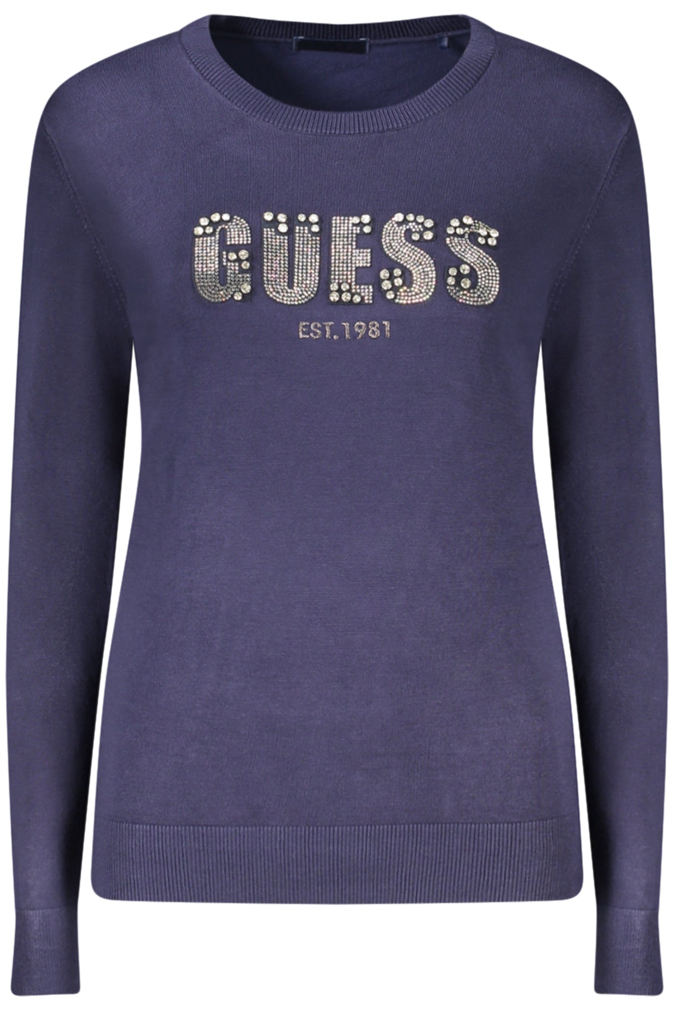 GUESS JEANS DAMEN BLAUER PULLOVER