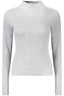 GUESS JEANS Damen-Pullover Grau – Langarm mit Strass-Applikationen | soulluna.de Grau