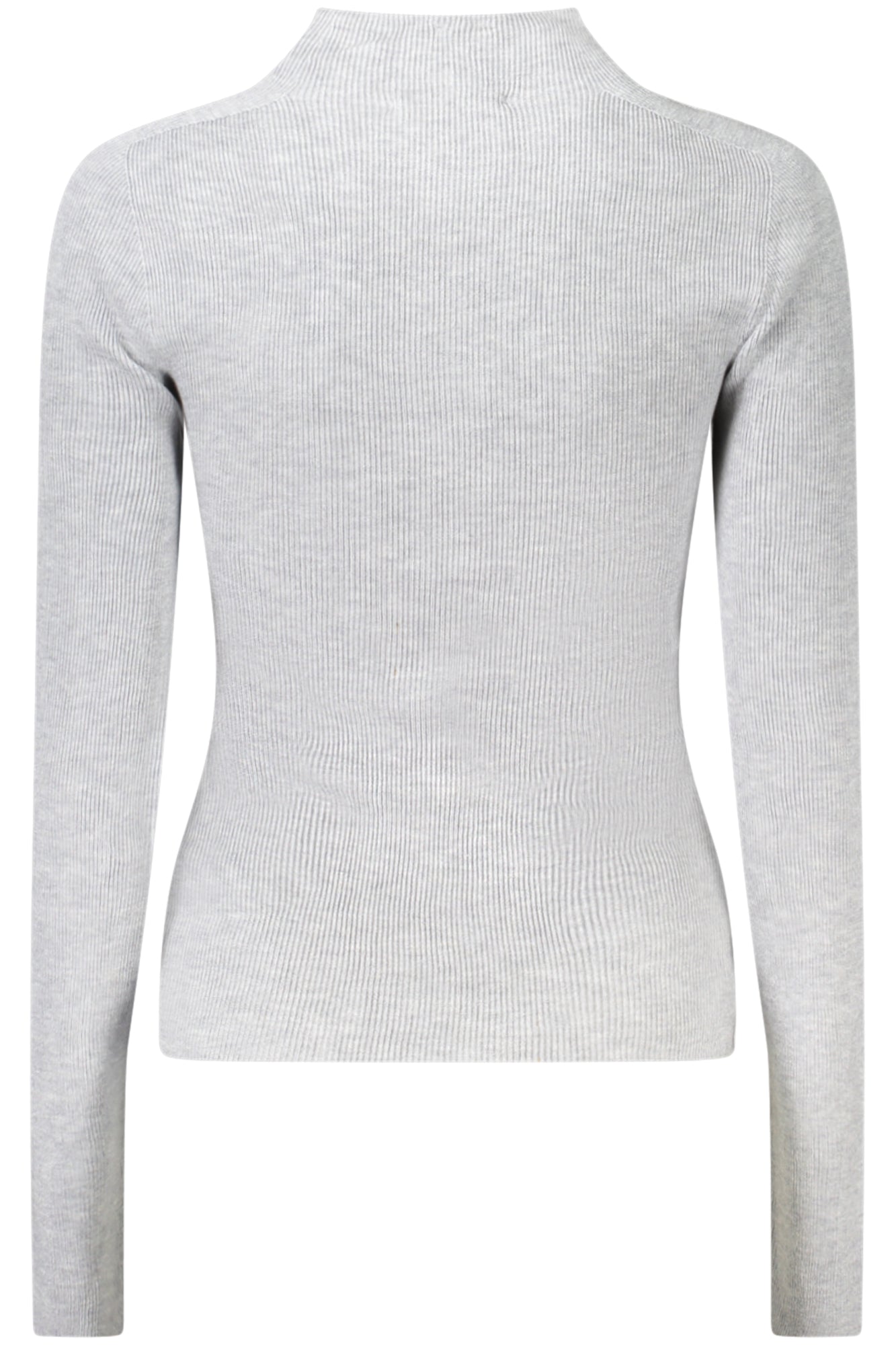 GUESS JEANS Damen-Pullover Grau – Langarm mit Strass-Applikationen | soulluna.de Zweitbild