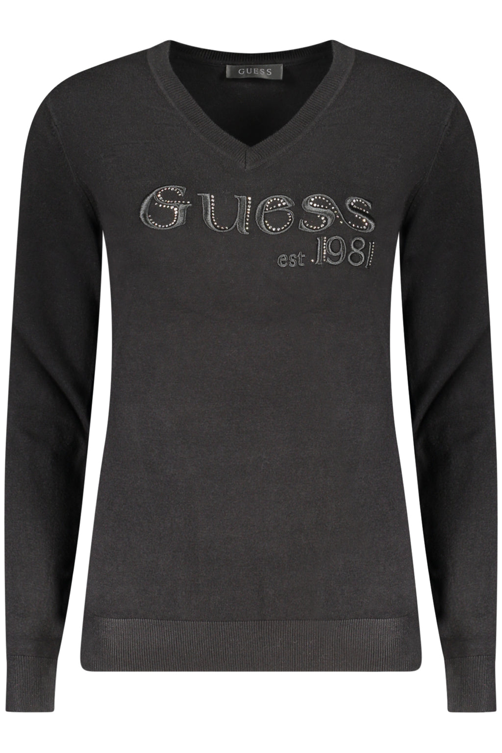 GUESS JEANS SCHWARZER PULLOVER FÜR DAMEN
