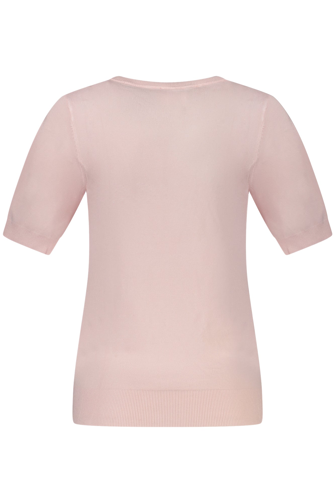 GUESS JEANS Pink Women's Sweater – Short Sleeve with Rhinestone Appliqué | soulluna.de Secondary image
