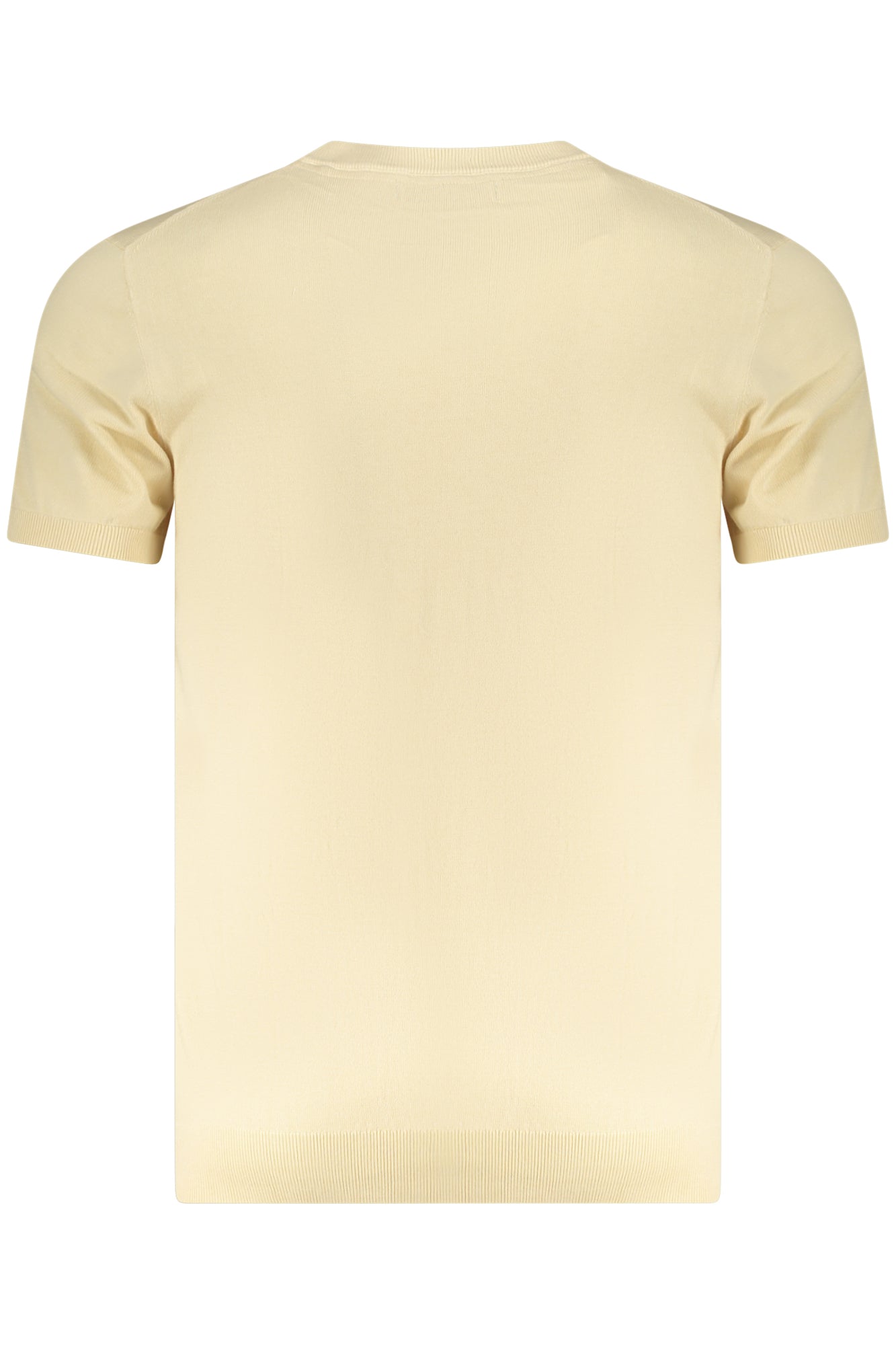 GUESS JEANS Pullover Herren – Kurzarm-Shirt mit Logo-Stickerei für Frühjahr/Sommer Beige