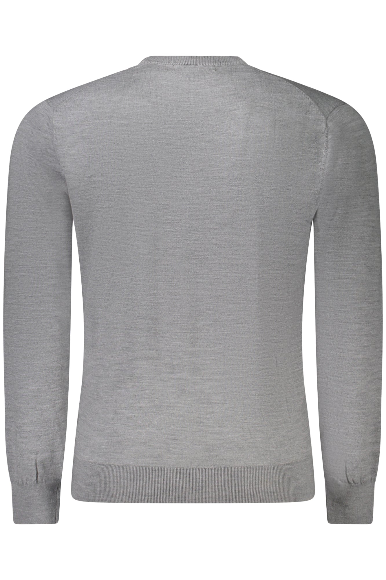 GUESS JEANS Pullover Herren Schwarz – Langarm-T-Shirt aus 100% Lana für Frühjahr/Sommer Grau