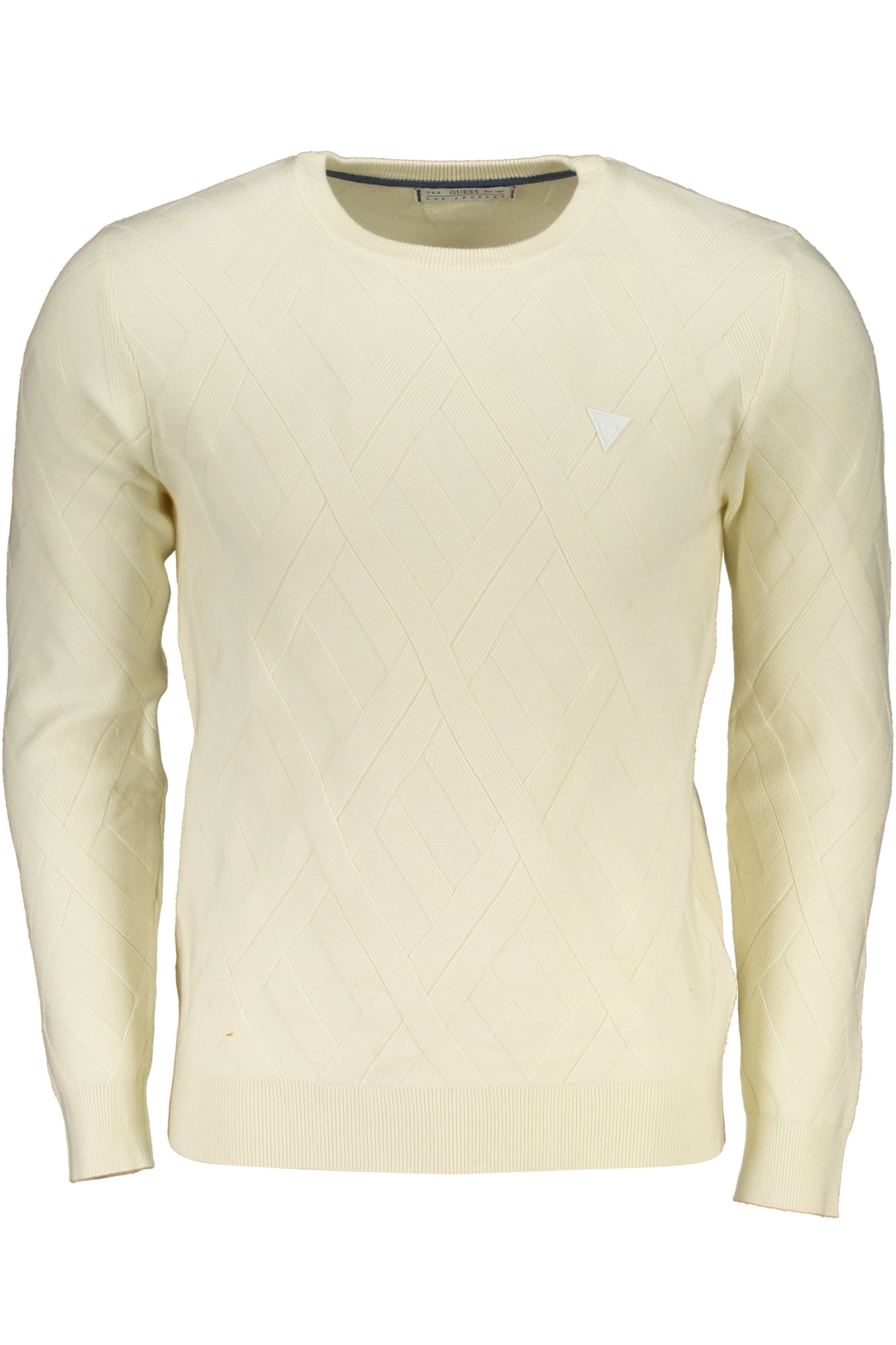 GUESS JEANS WEISSER HERRENPULLOVER Hauptbild