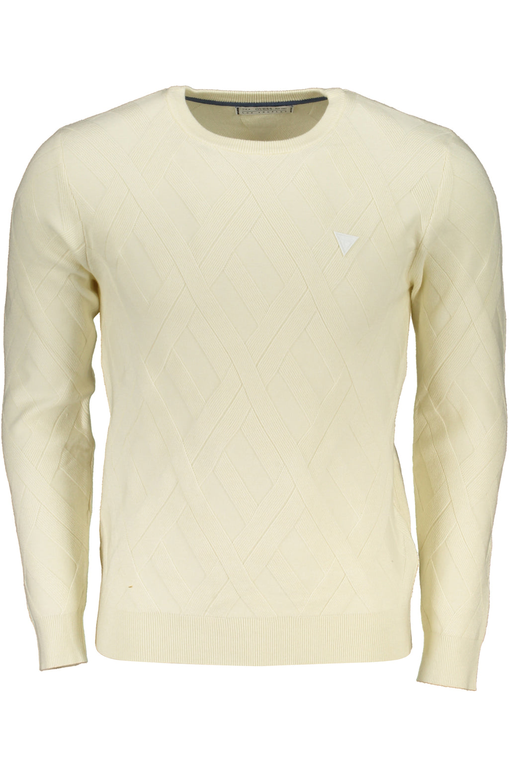 GUESS JEANS WEISSER HERRENPULLOVER