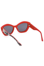 GUESS JEANS FRAU ROTE SONNENBRILLE