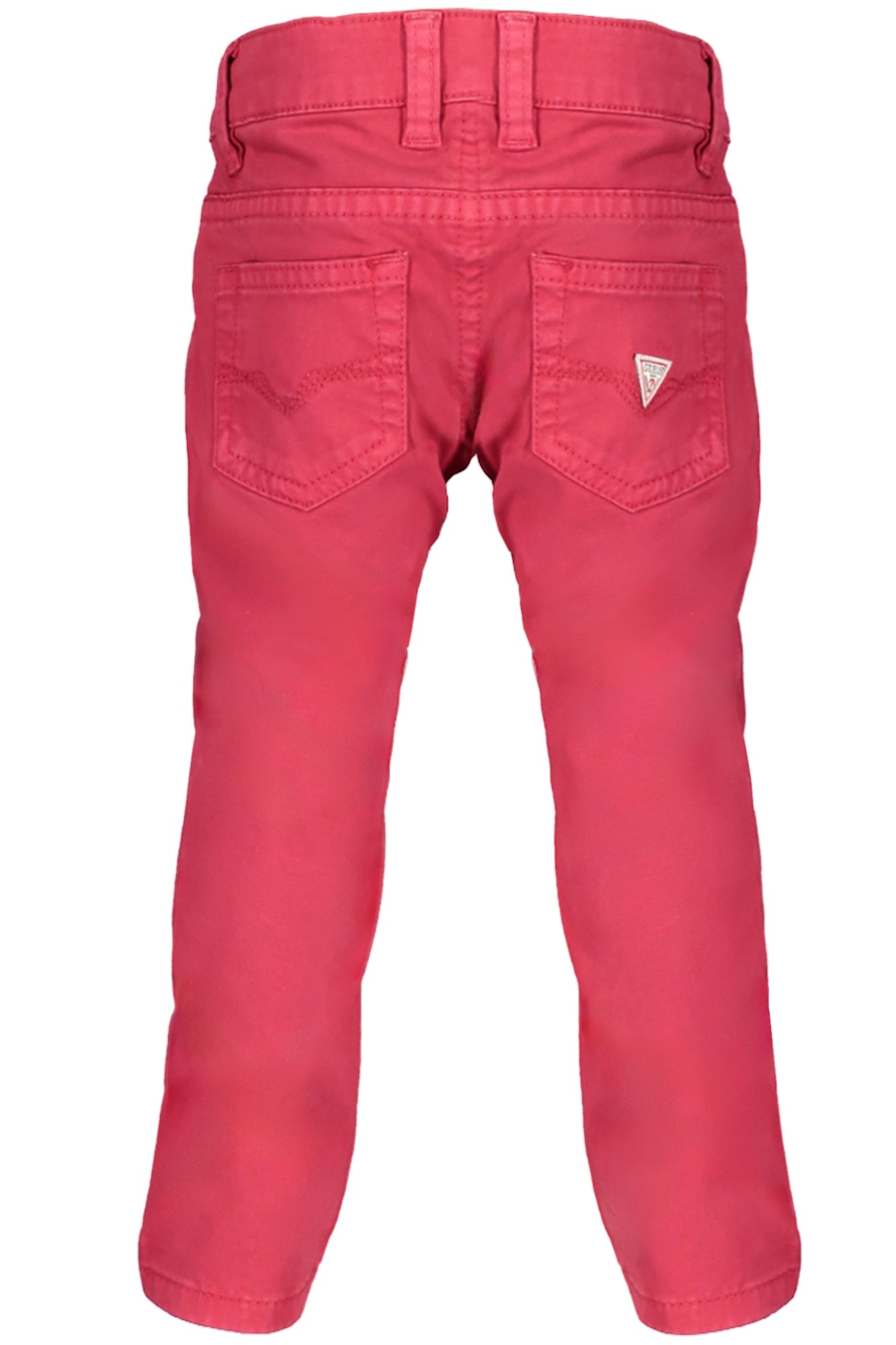 GUESS JEANS Rote Kinderhose für Jungen – 5-Taschen-Hose mit verstellbarem Bund Rot