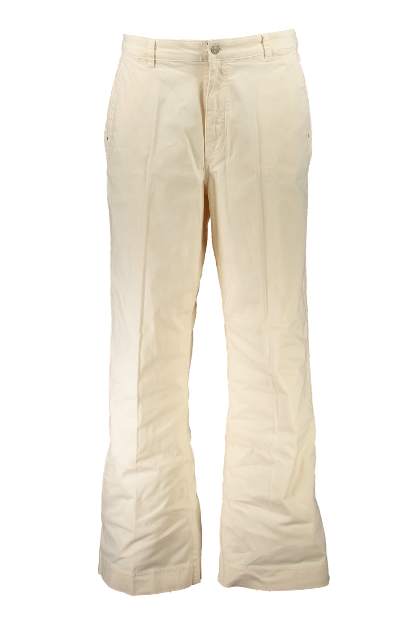GUESS JEANS Damenhose Beige – Weite Beine aus Baumwolle für den Sommer | soulluna.de Beige