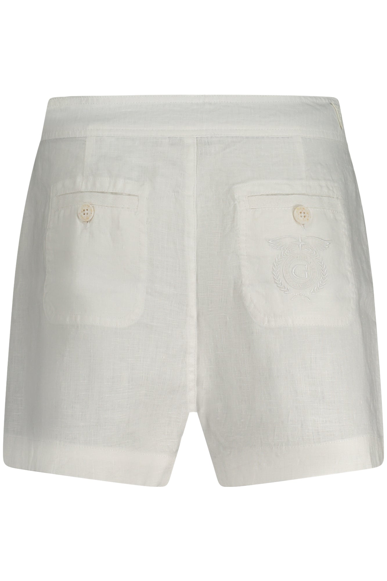 GUESS JEANS Kurze Hose Damen Weiss – Leinen-Shorts für Sommer | soulluna.de Weiß
