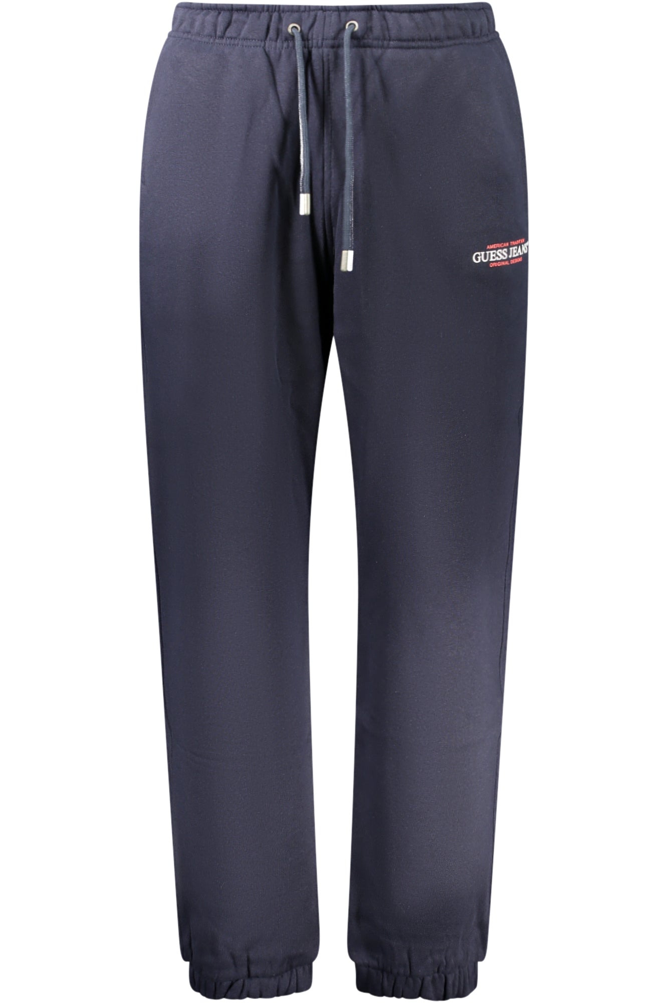 GUESS JEANS Jogginghose Herren – Elastische Fleece-Hose mit Logo-Print Blau Hauptbild