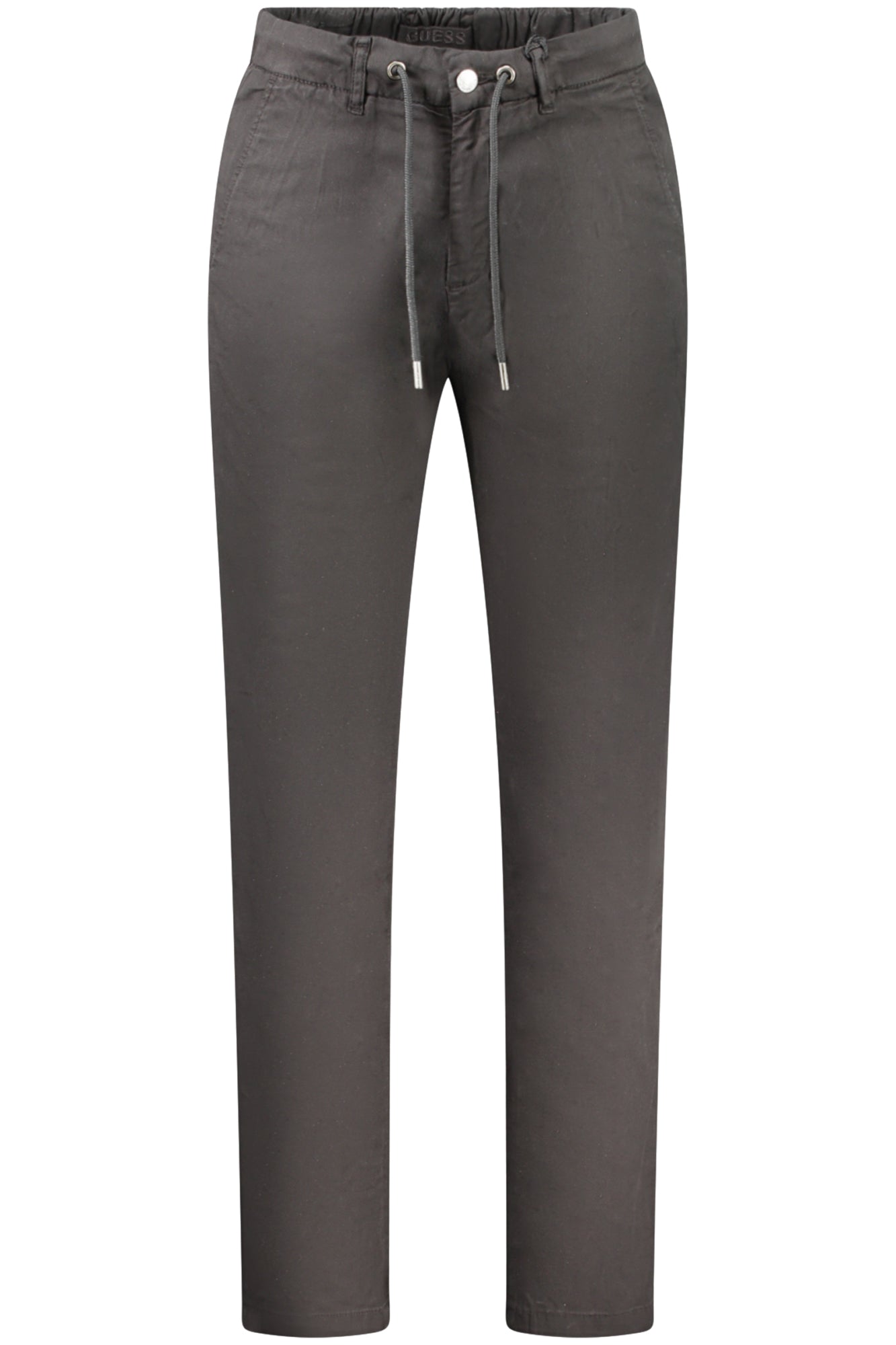 GUESS JEANS Herren Hose schwarz – Kordelzug mit Logo | soulluna.de Schwarz