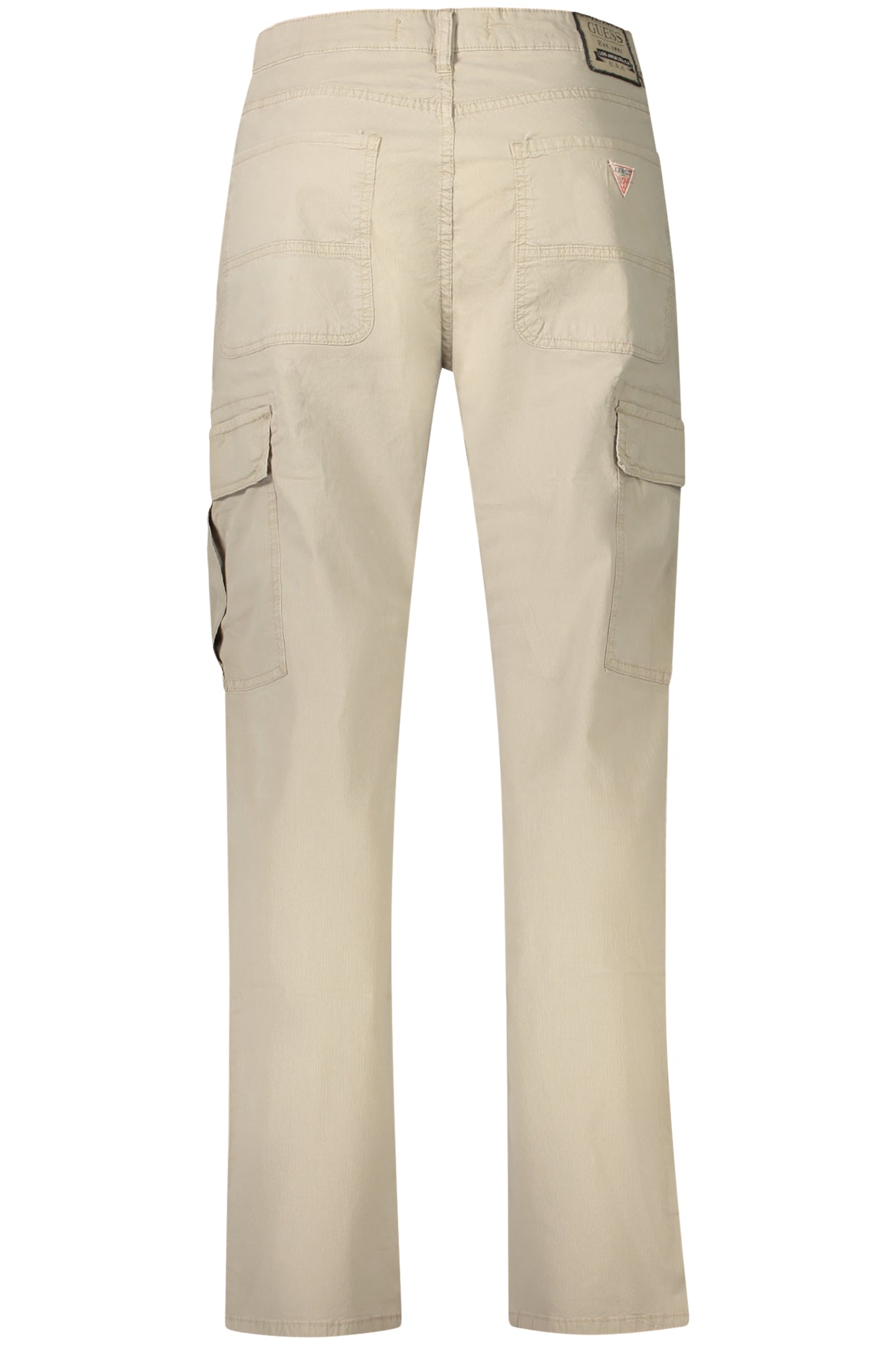 GUESS JEANS Herren Hose in Grün – Stretch Chino mit Logo für Frühjahr/Sommer Grün