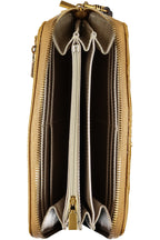 GUESS JEANS DAMENBRIEFTASCHE GELB