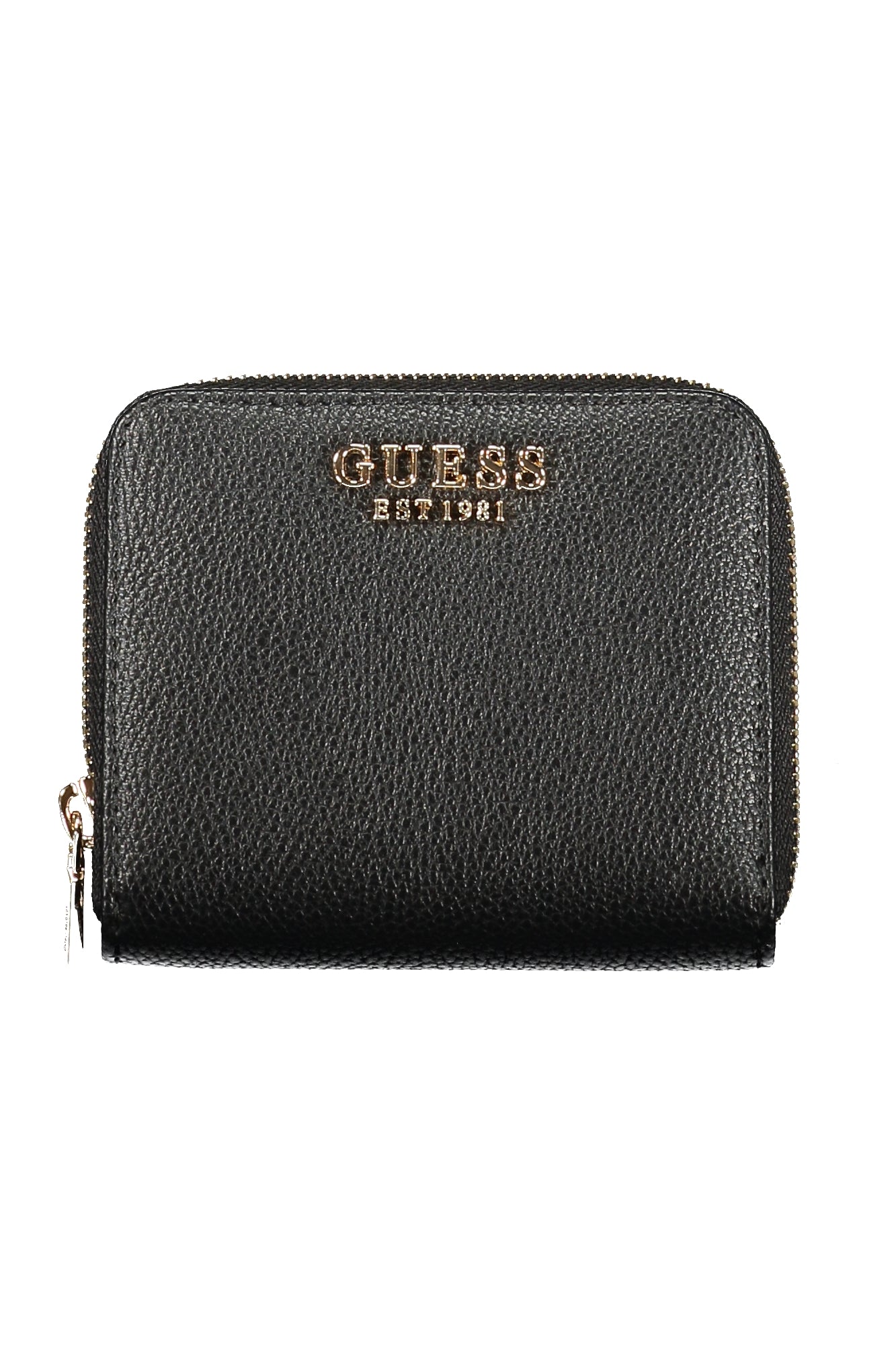 GUESS JEANS Geldbörse Damen – Schwarze Portemonnaie mit Münzfach und Logo Schwarz