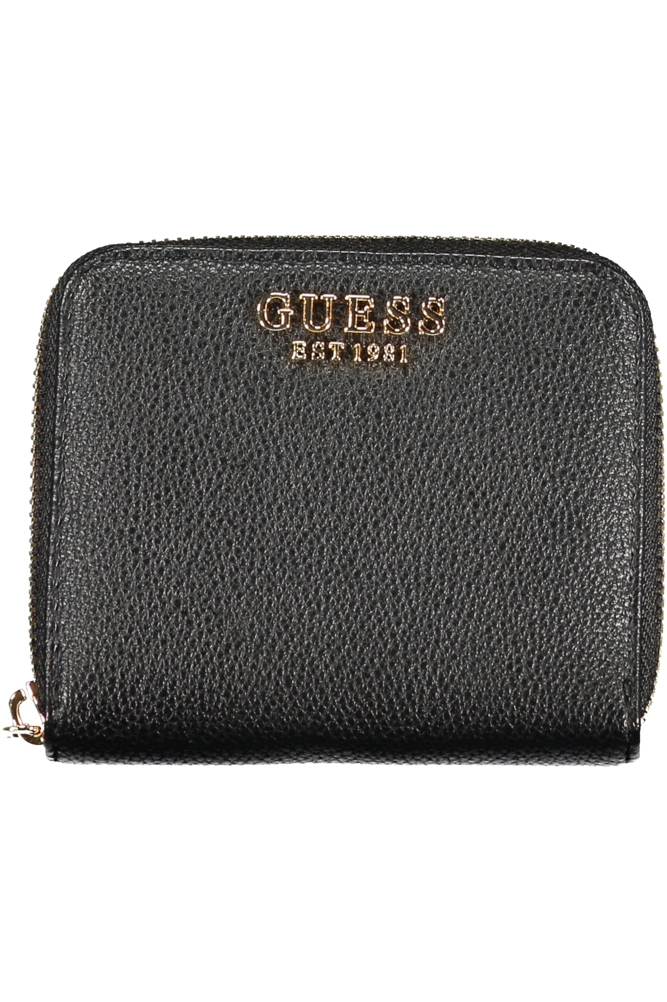 GUESS JEANS Damen Geldbörse – Schwarze Brieftasche mit Münzfach & Logo Schwarz