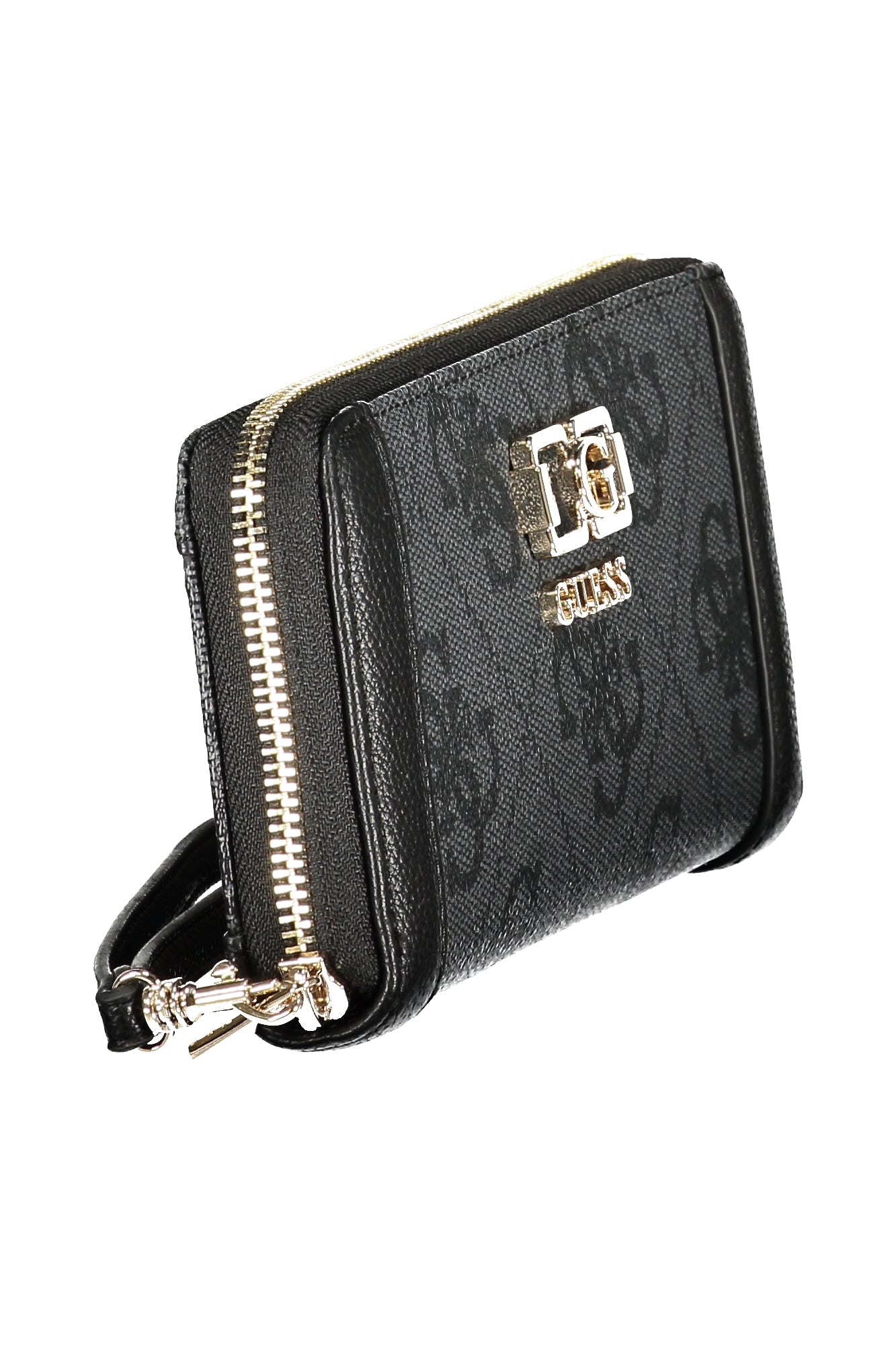 Schwarze Damen-Geldbörse Von Guess Jeans Schwarz