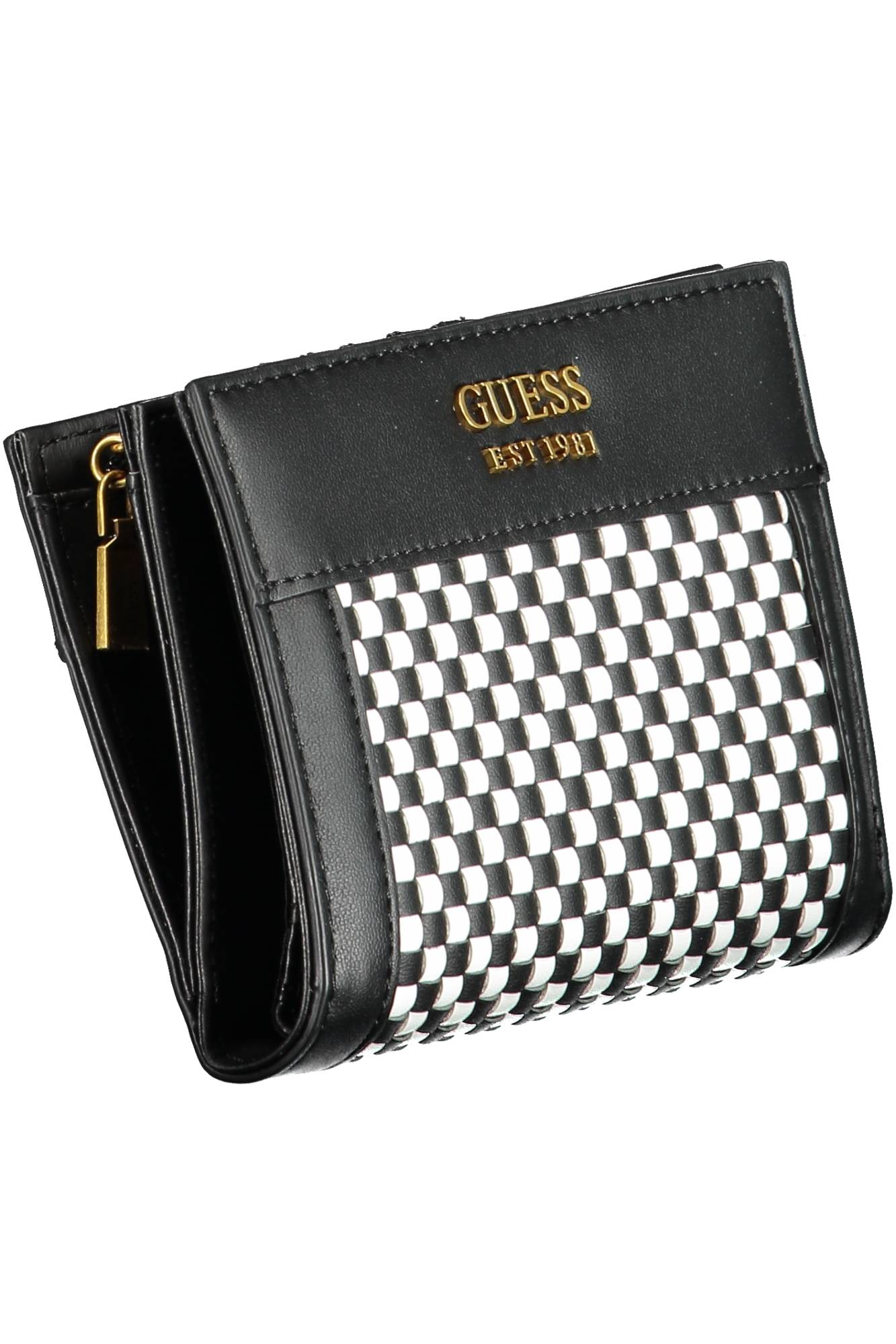 Guess Jeans Damen Geldbörse Schwarz Schwarz