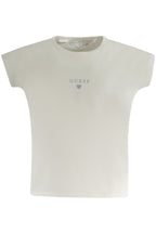 GUESS JEANS KURZARM T-SHIRT MÄDCHEN WEISS