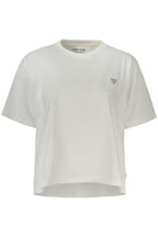 GUESS JEANS DAMEN KURZARM T-SHIRT WEISS