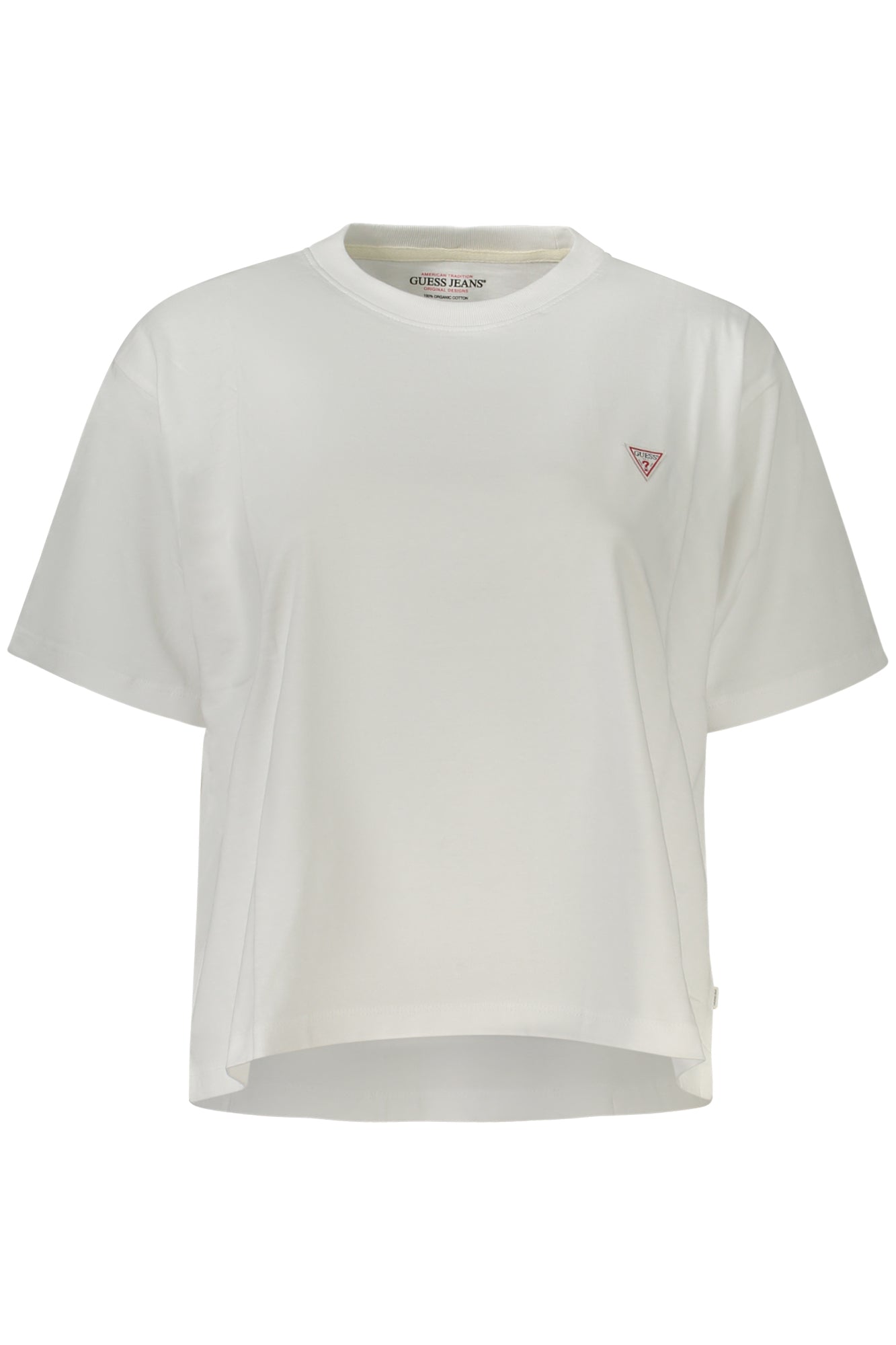 GUESS JEANS DAMEN KURZARM T-SHIRT WEISS