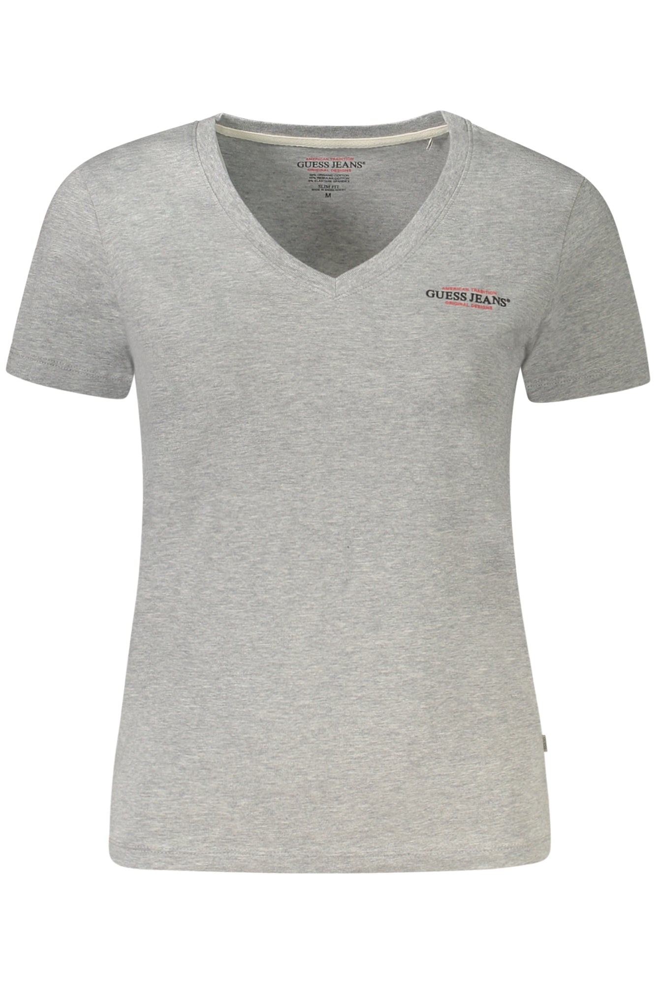 Guess Jeans Kurzarm-T-Shirt Damen Grau Grau