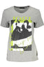 GUESS JEANS DAMEN KURZARM T-SHIRT GRAU