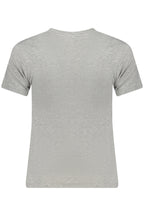 GUESS JEANS KURZARM-T-SHIRT DAMEN GRAU