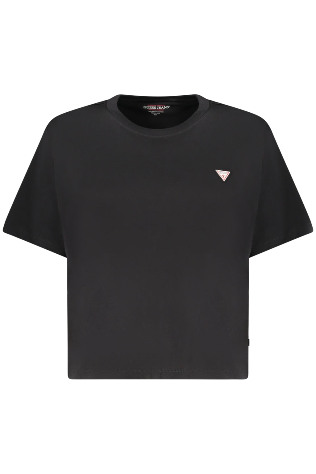 GUESS JEANS DAMEN KURZARM T-SHIRT SCHWARZ