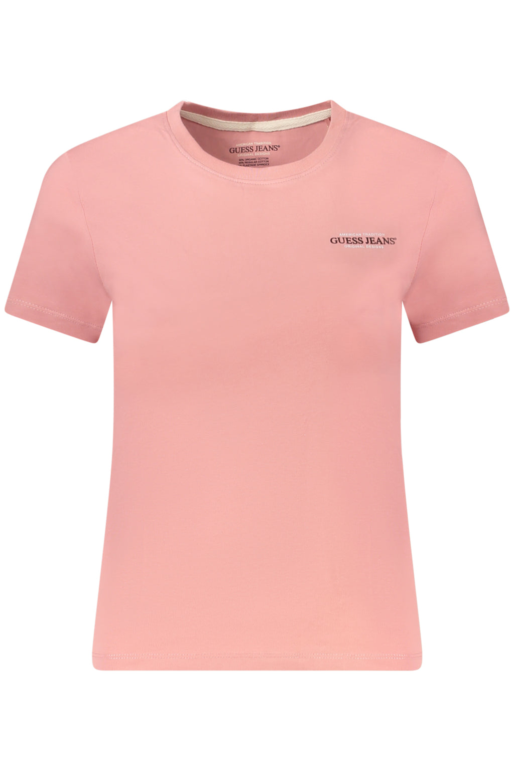 GUESS JEANS DAMEN KURZARM T-SHIRT ROSA