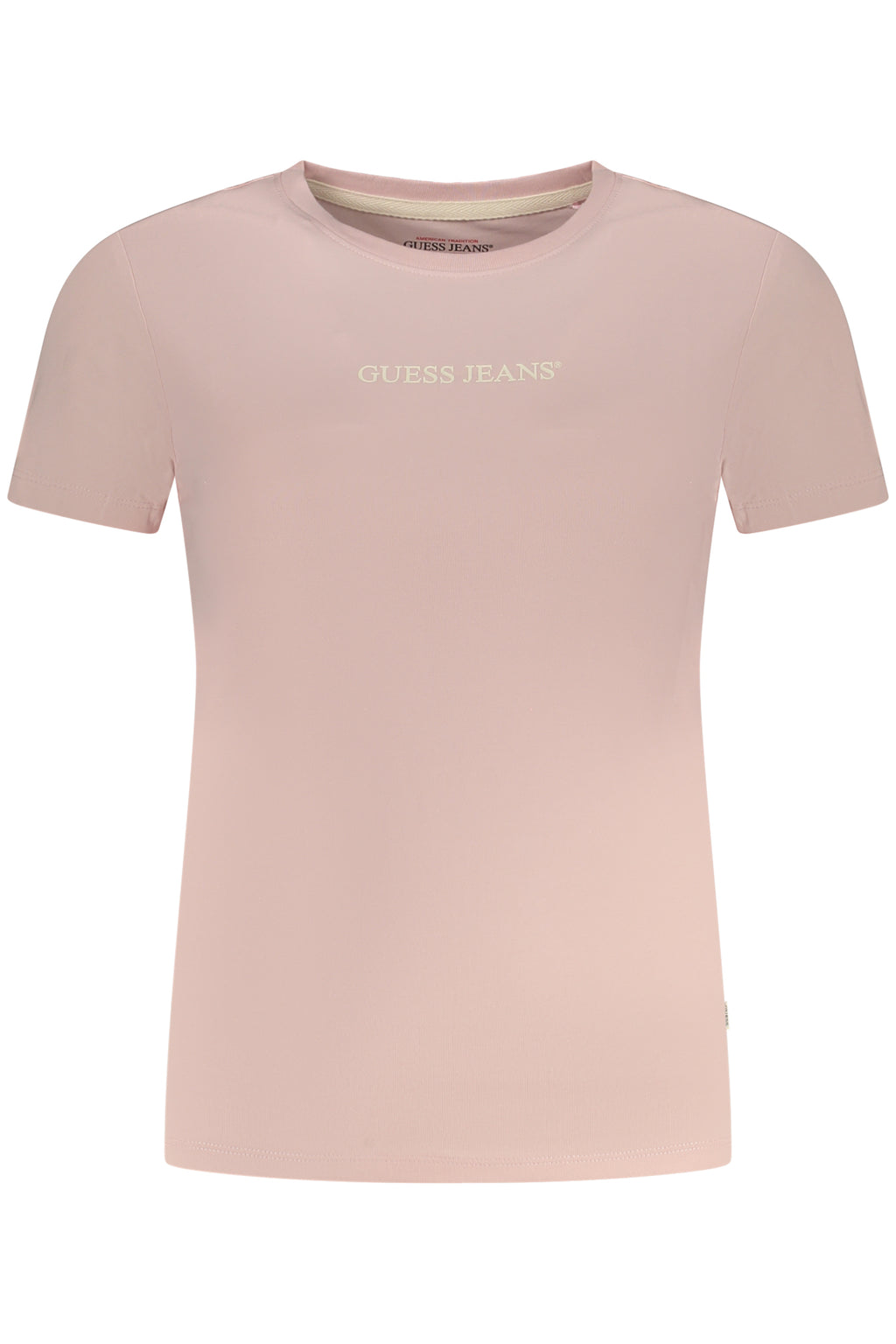 GUESS JEANS KURZARM-T-SHIRT DAMEN ROSA