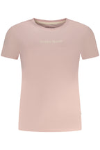 GUESS JEANS KURZARM-T-SHIRT DAMEN ROSA